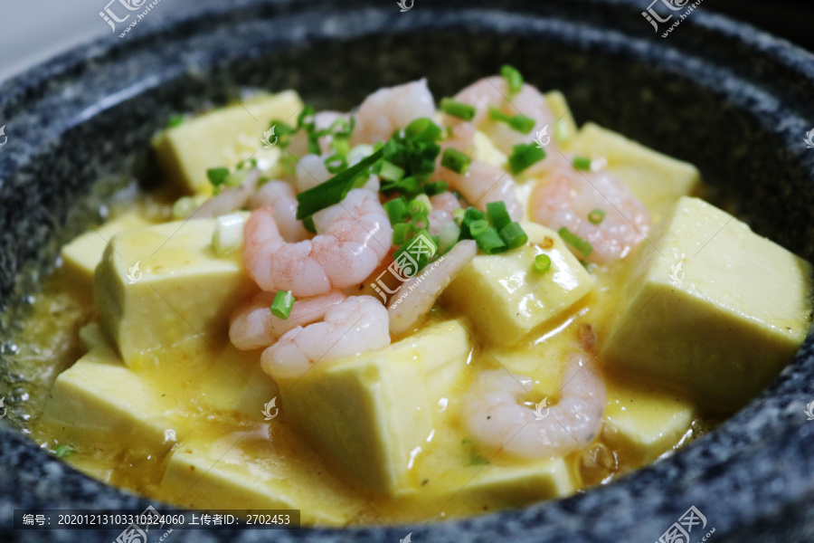 虾仁嫩豆腐