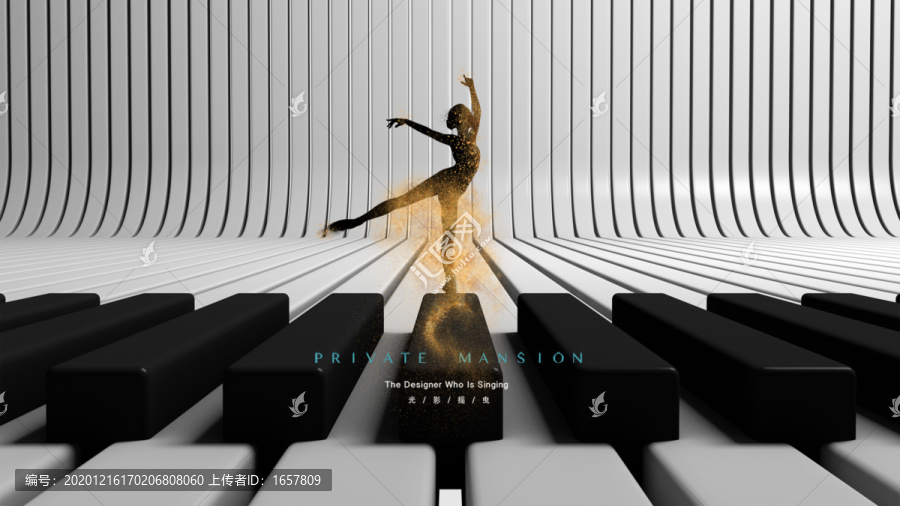 钢琴芭蕾音乐会海报