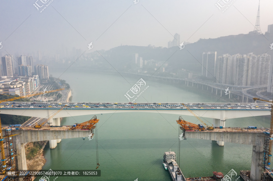 重庆嘉华大桥航拍风光