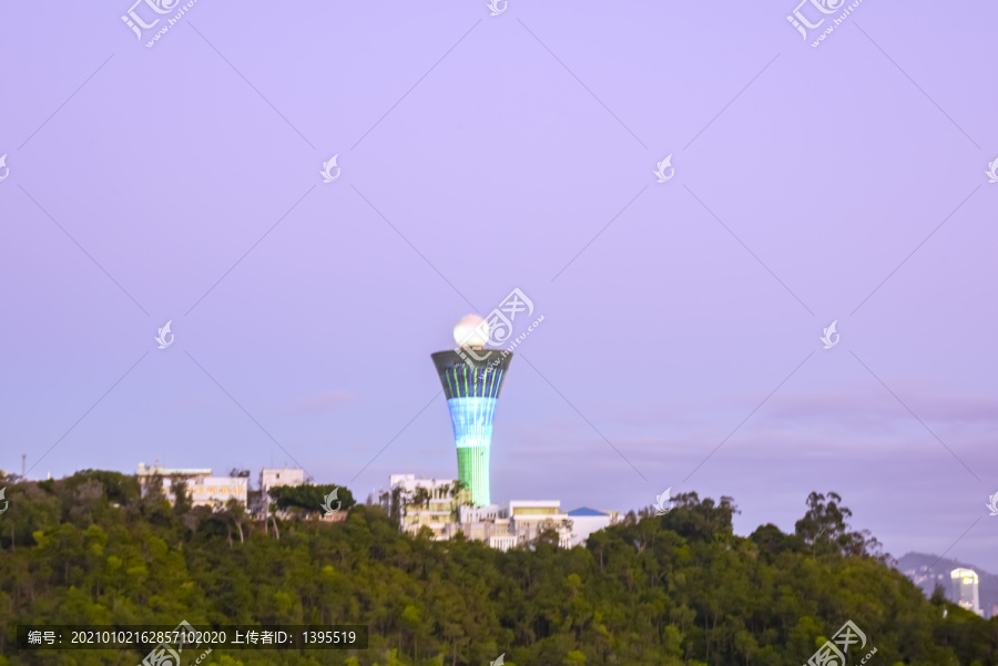 厦门海上明珠塔夜景