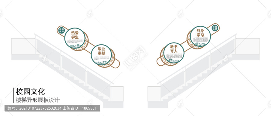 楼梯平面展板设计