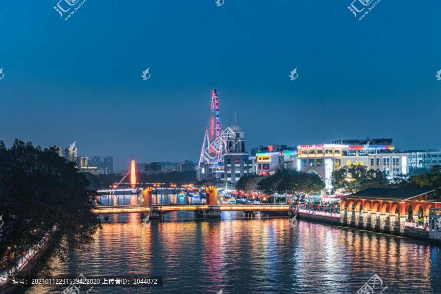 广东中山岐江夜景