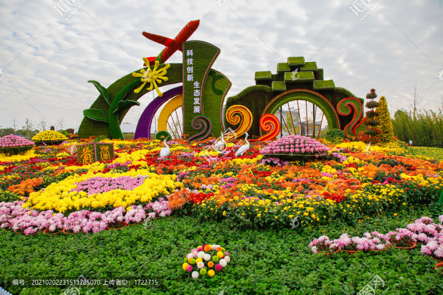 节日广场布景