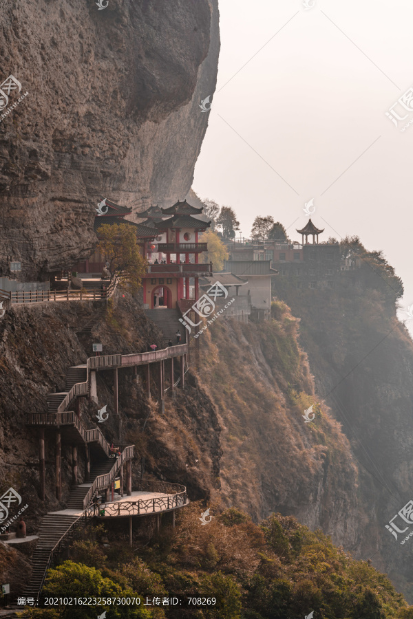 漳州平和灵通岩灵通寺黄昏