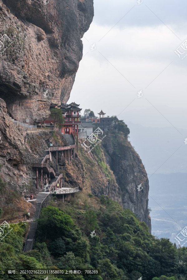 漳州平和灵通岩灵通寺黄昏