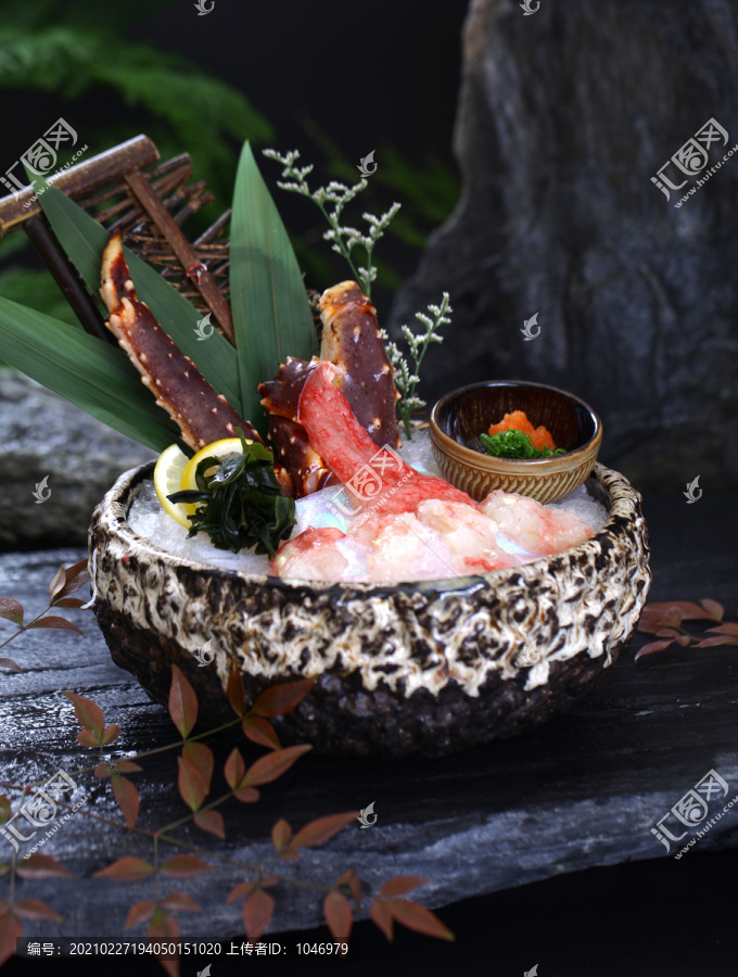 帝王蟹8吃之蟹腿刺身