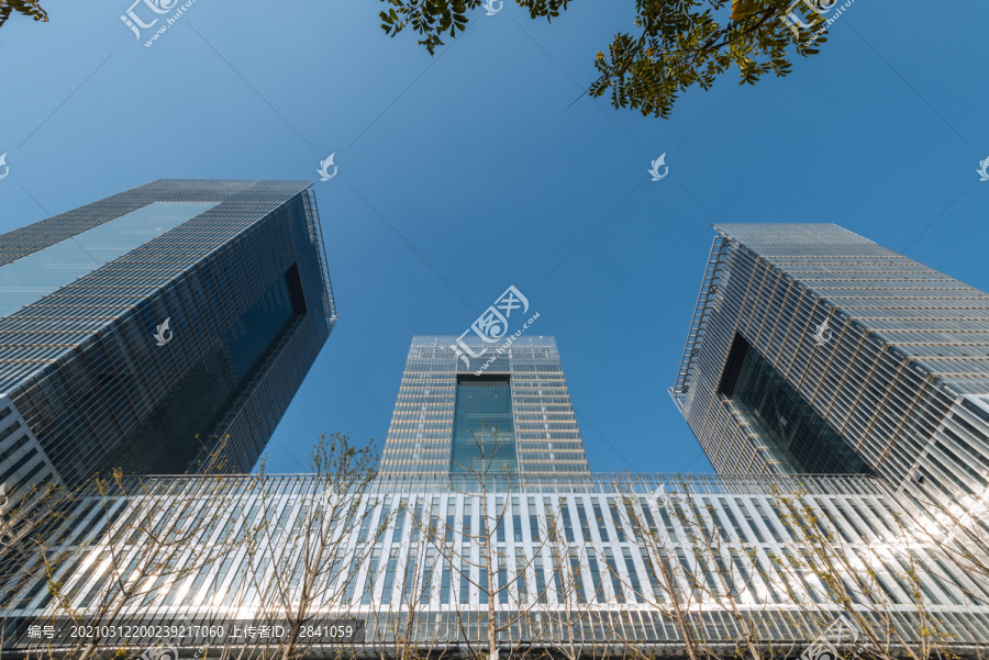 中国上海国际金融中心户外建筑