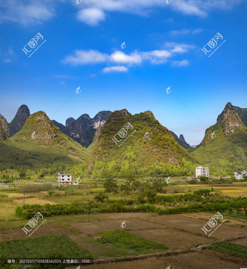 蓝天白云风景