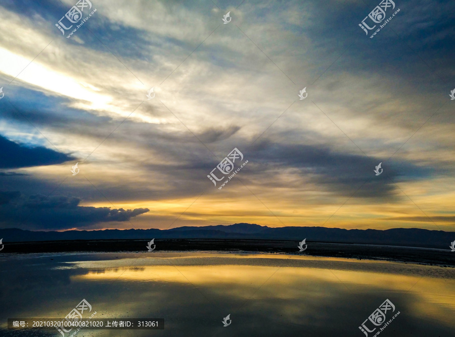 青海湖夕阳