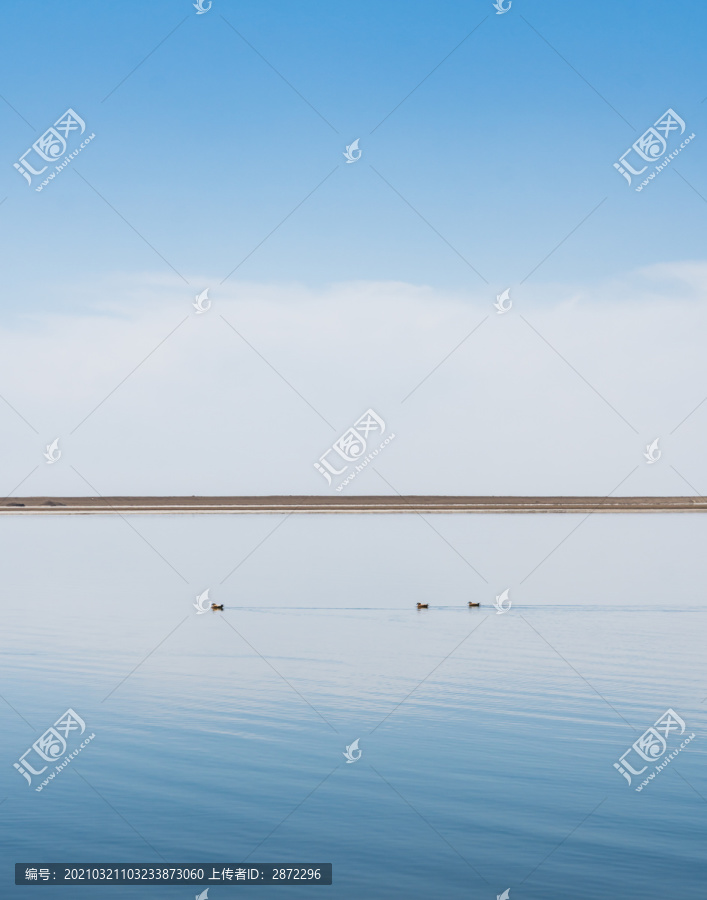 中国西部青海高原湖泊自然风光