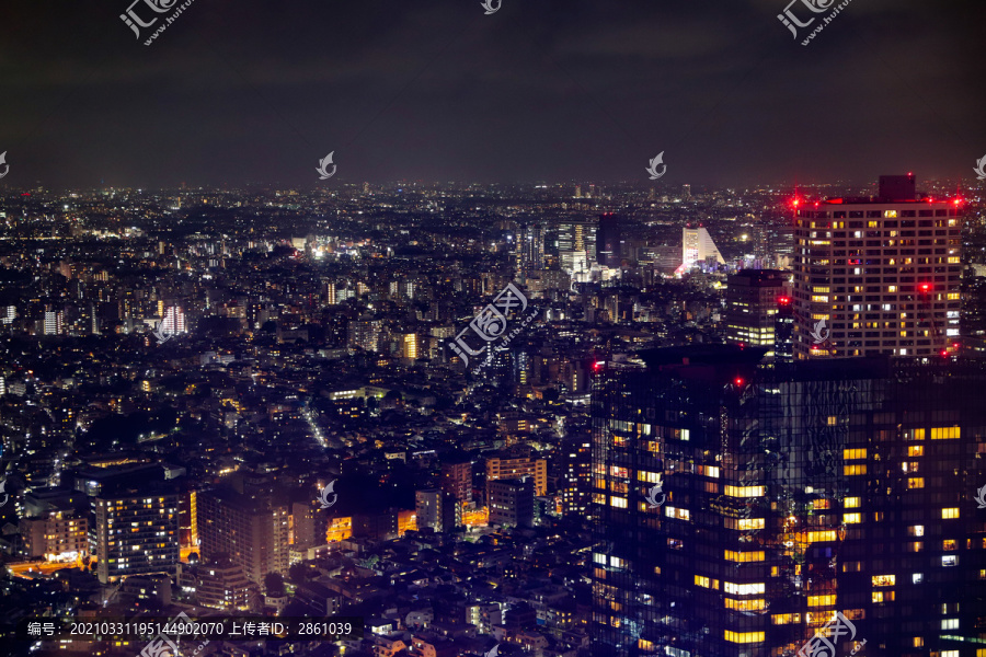 日本东京夜景