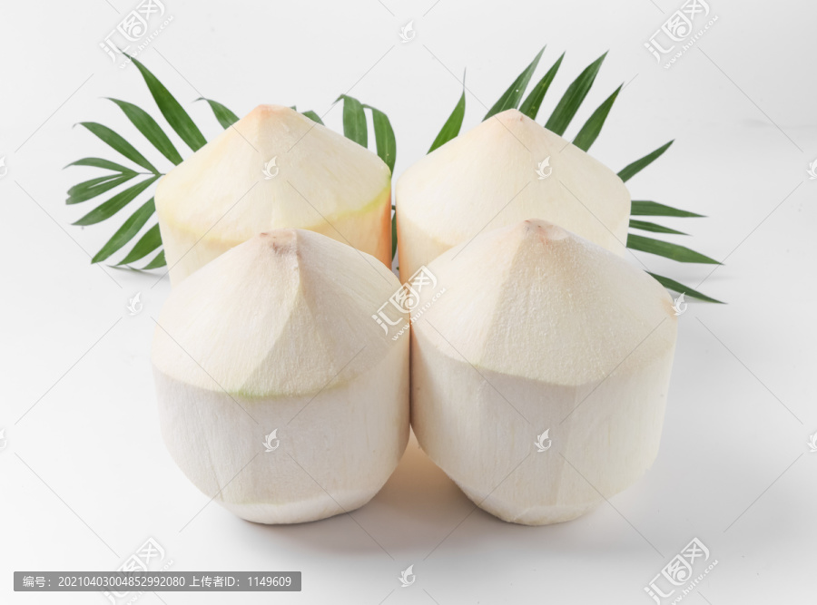 四个水果椰子