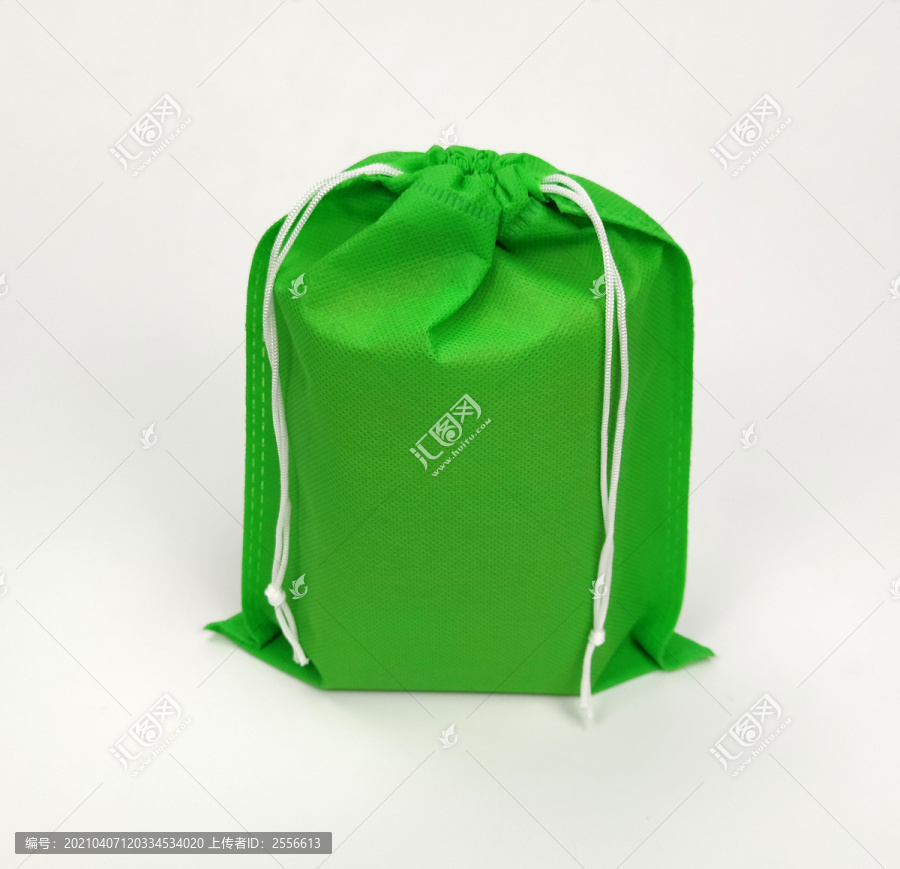 绿色袋子束口袋