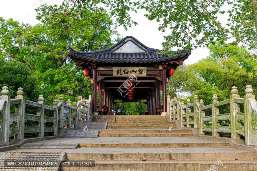 金山寺花洲冷泉廊桥