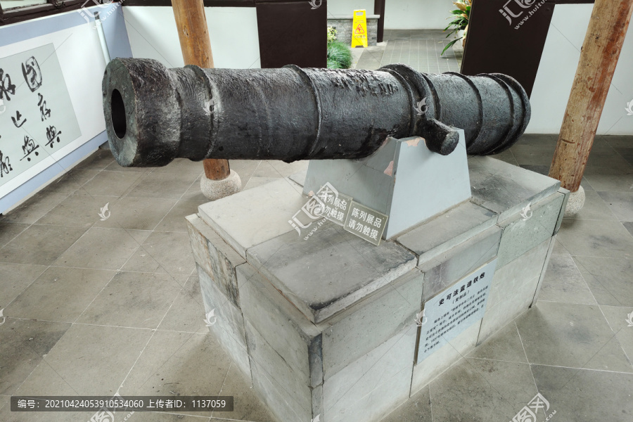 扬州史可法纪念馆史可法监造铁炮