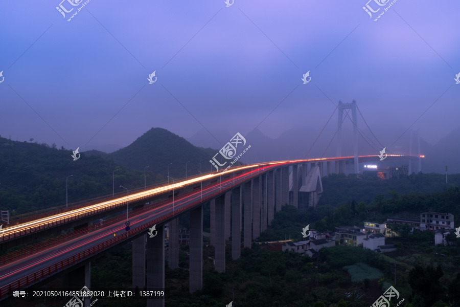 贵州桥梁黄果树瀑布坝陵河大桥