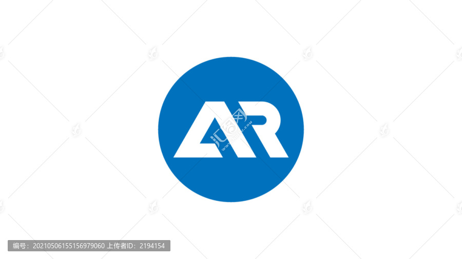 AR字母LOGO标志