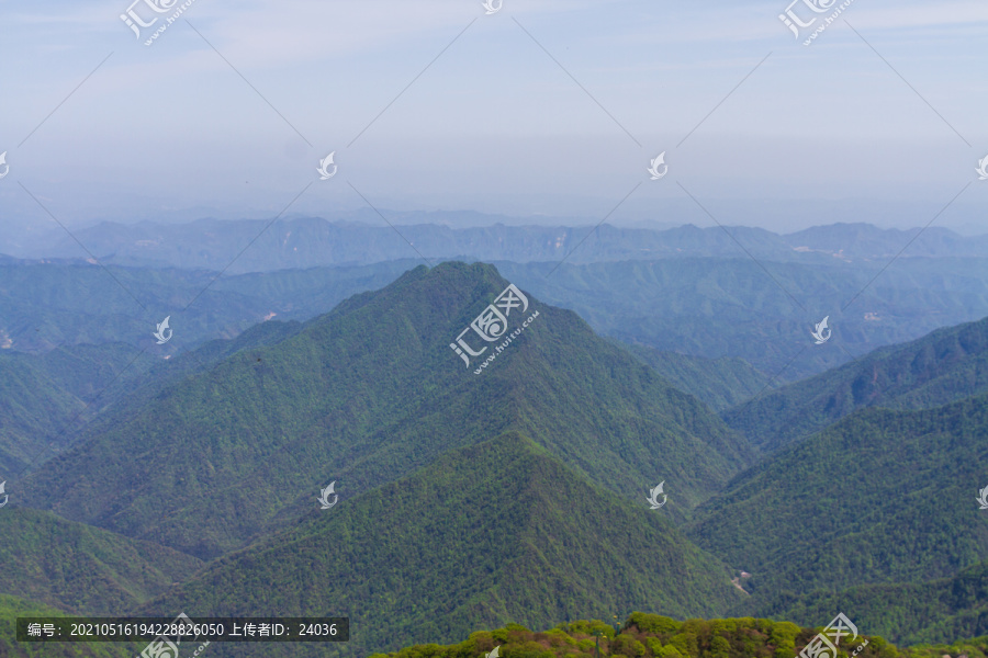 梵净山风景区群山风光