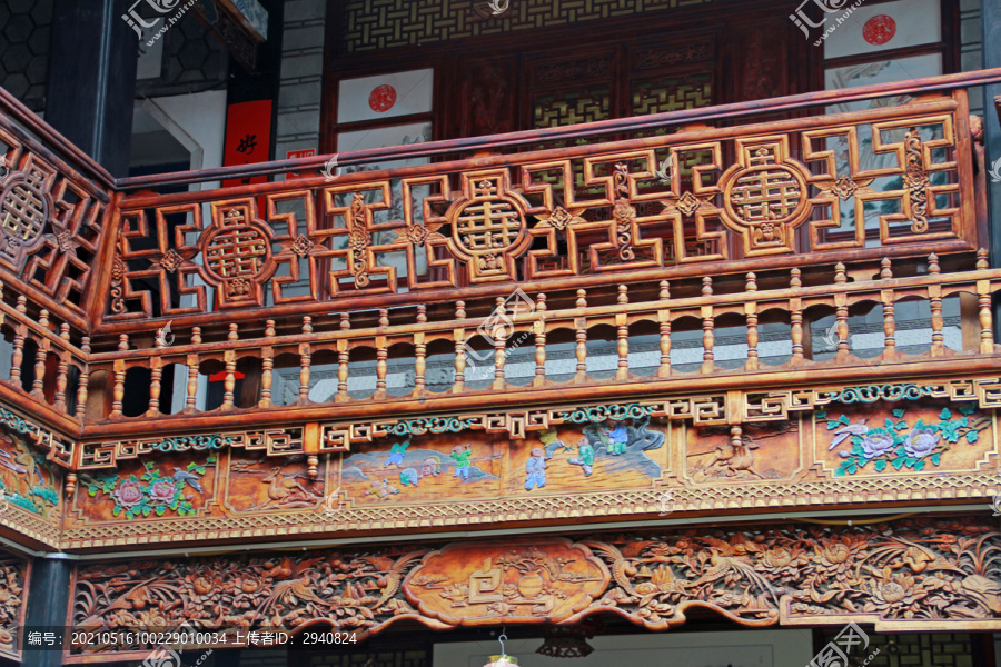 中式装饰栏杆