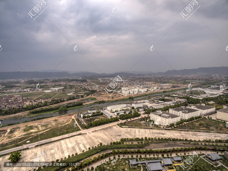 浙江东阳横店新圆明园航拍