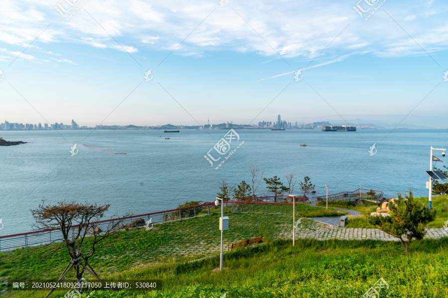 青岛海岸线城市景观