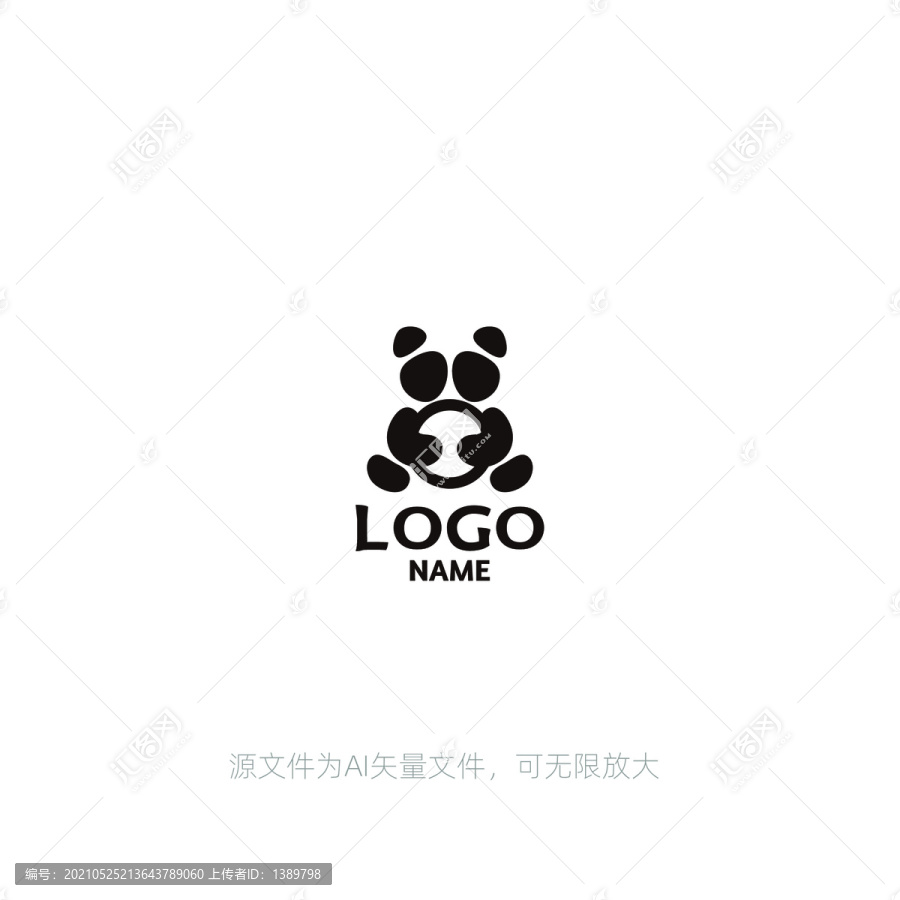 熊猫LOGO