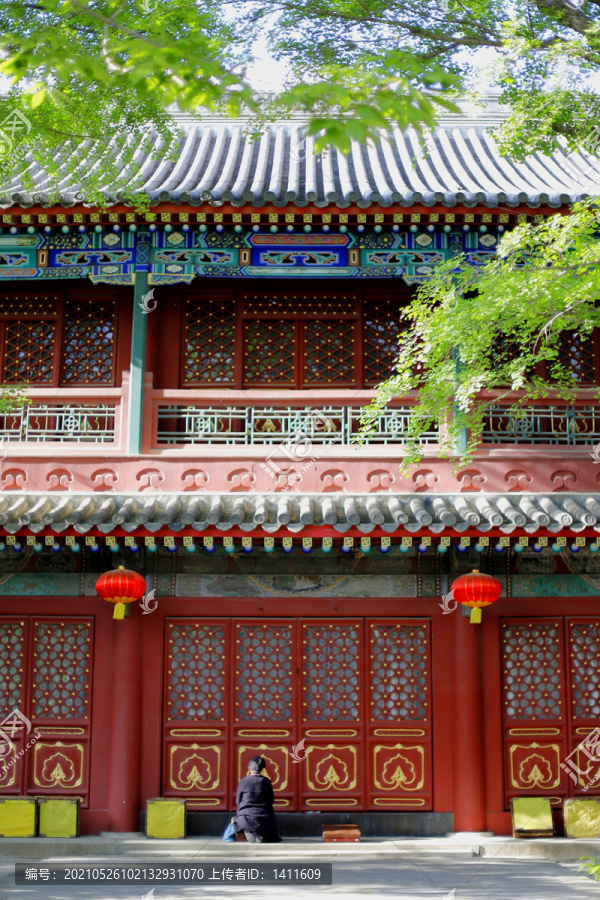 北京法源寺的后院
