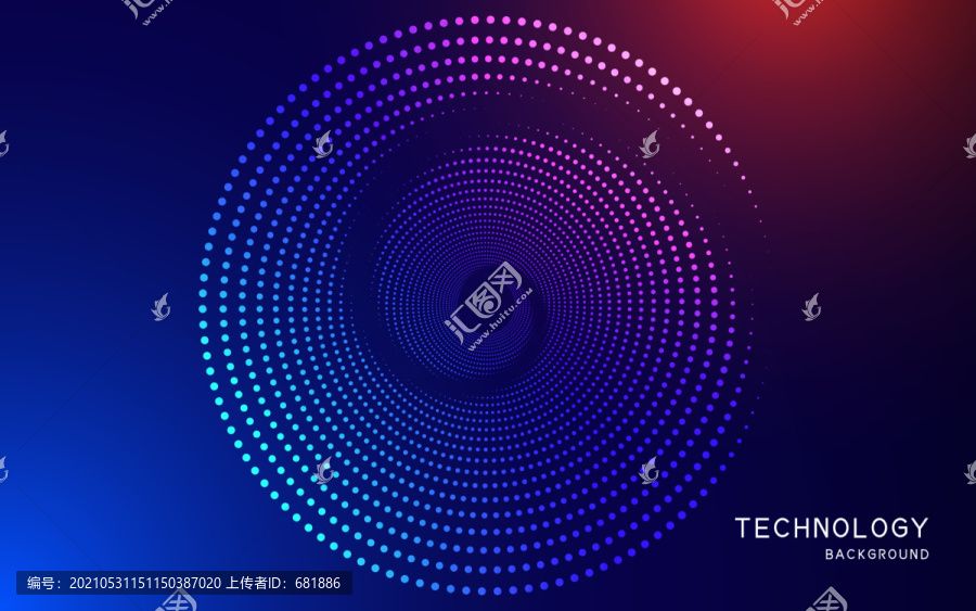 高科技未来感科技抽象技术粒子网