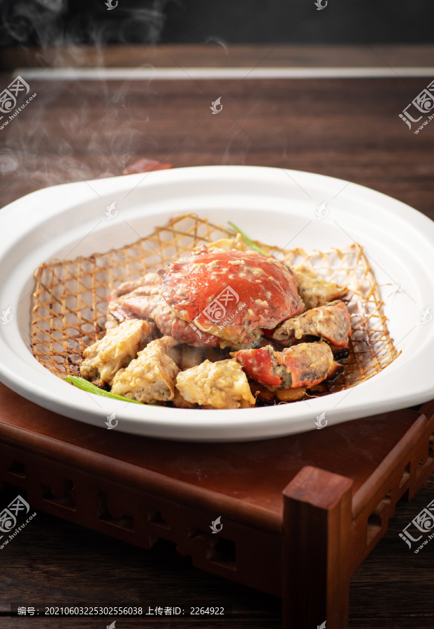 豆酱焗肉蟹