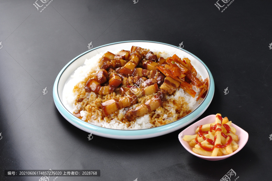 红烧肉米饭套餐