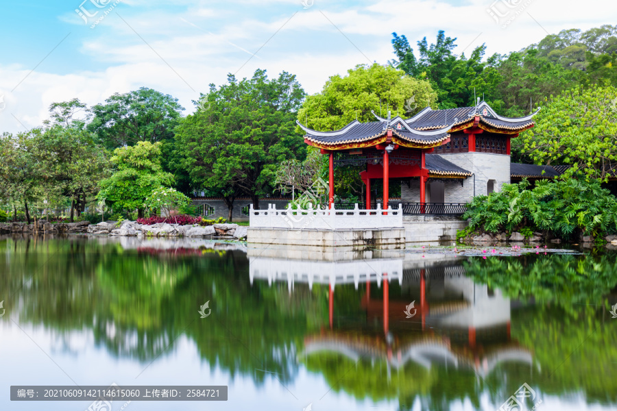 顺峰山公园汀芷园景观