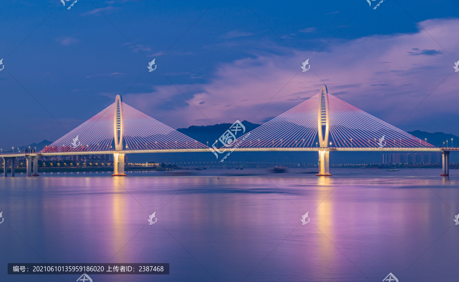 肇庆西江三桥夜景