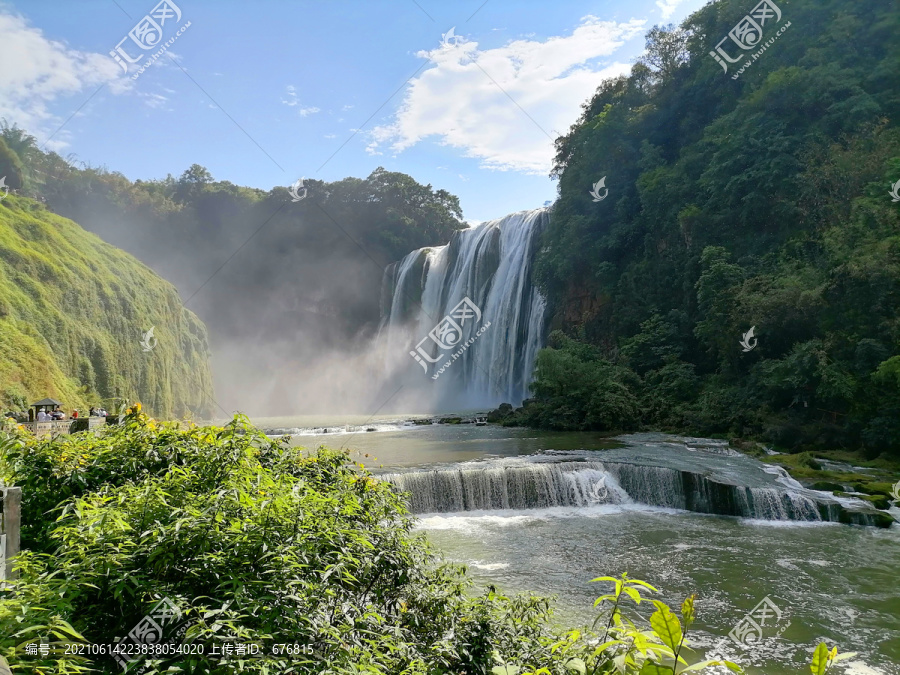 白水河瀑布