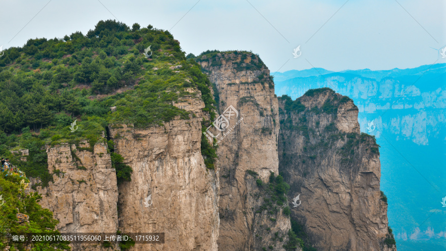 太行山山水画素材