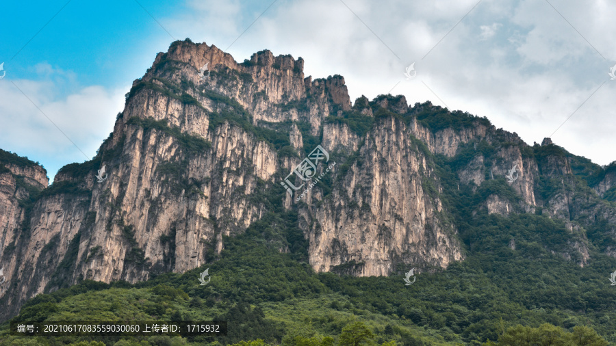 太行山山水画素材