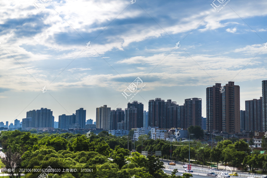 西安环城北路风光