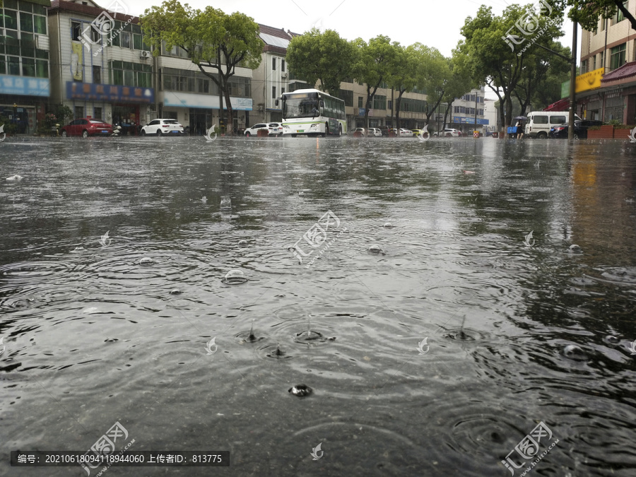 暴雨公交车