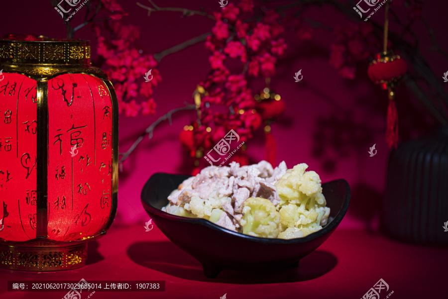 花菜肉片