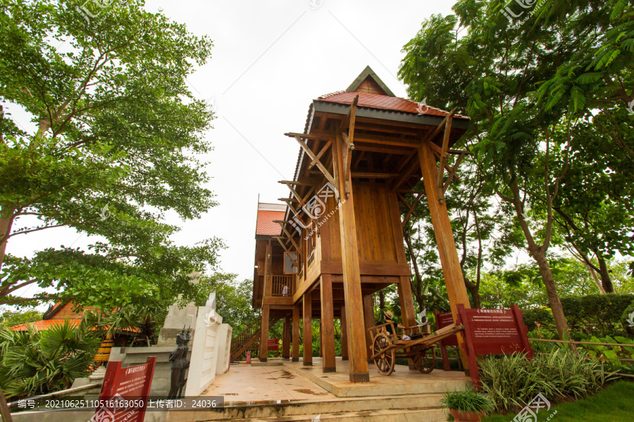 南宁园博园柬埔寨传统民房