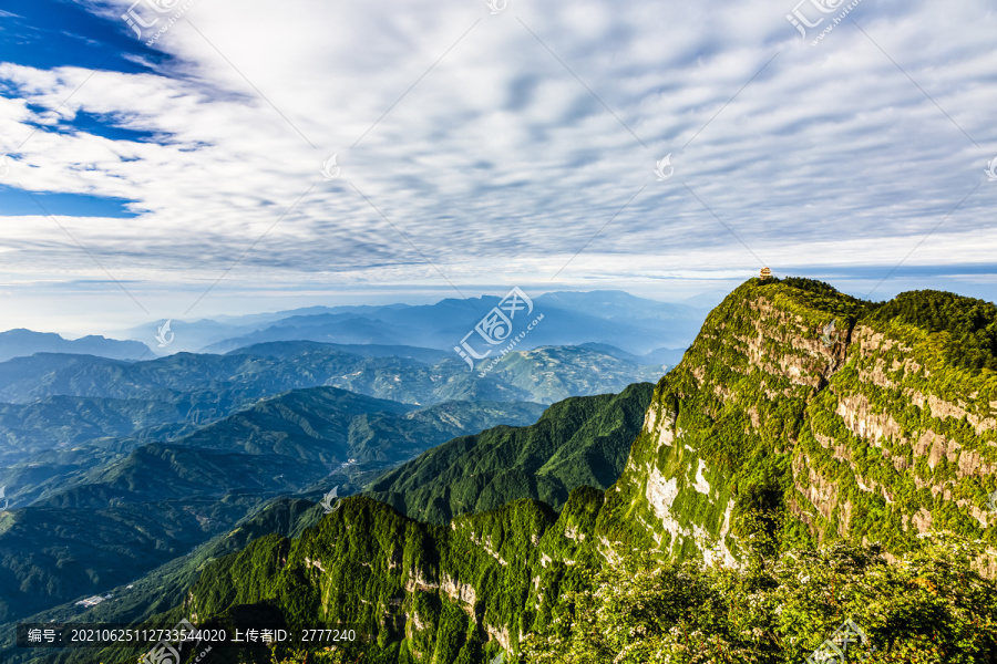 峨眉金顶观景