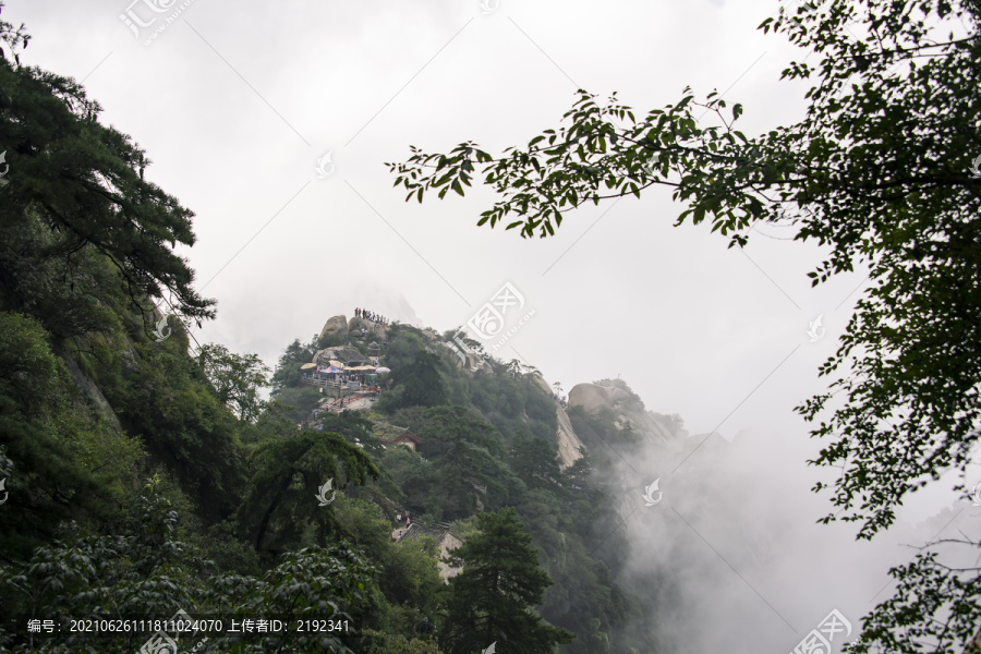 中国陕西华山北峰风光