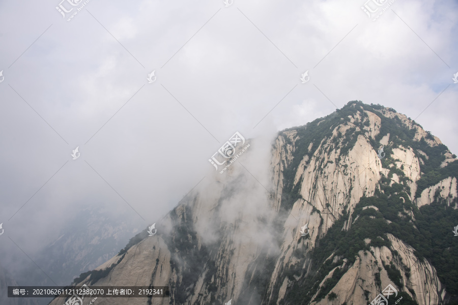 中国陕西华山北峰风光