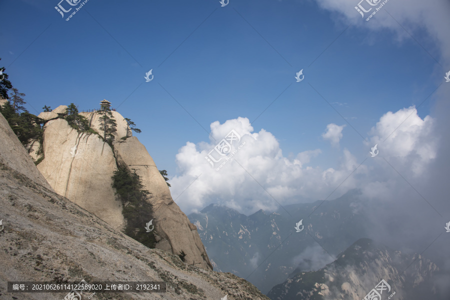 中国陕中国陕西渭西华山东峰风光