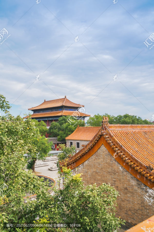 北京故宫著名古建筑群和旅游风光