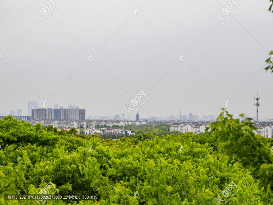 苏州虎丘山望苏台