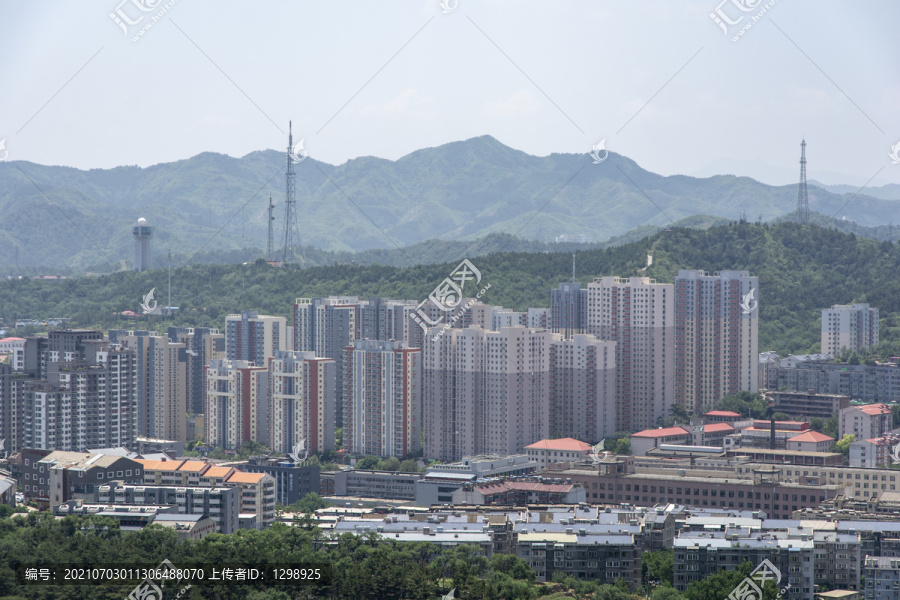 承德远山建筑风景