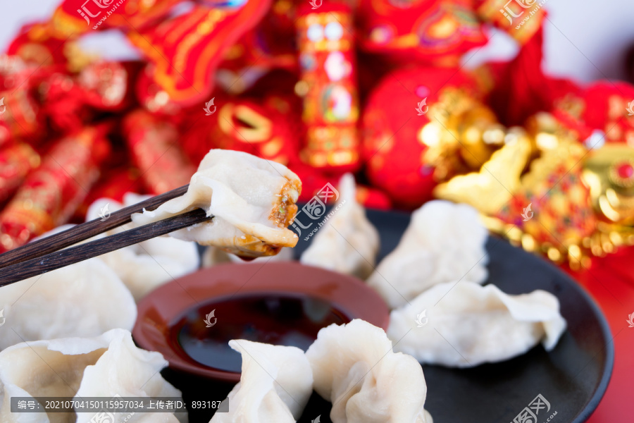 中国传统食物饺子