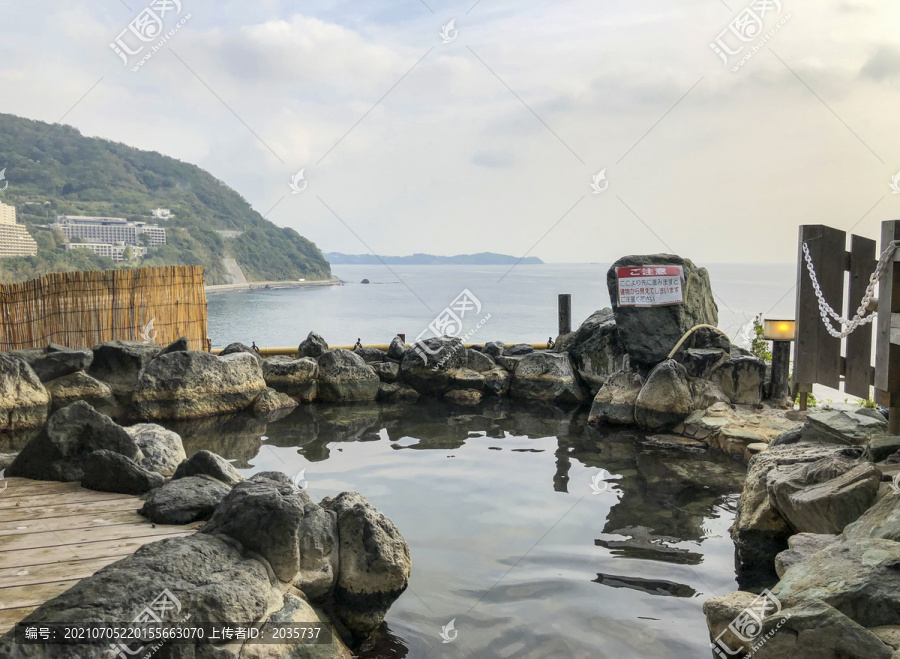 日本热海度假酒店户外温泉