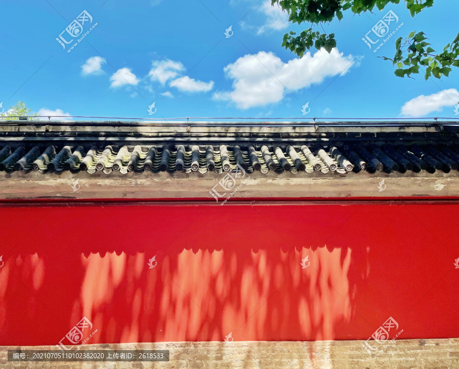 古代红墙