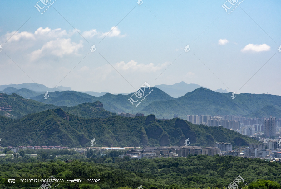 承德远山建筑风景